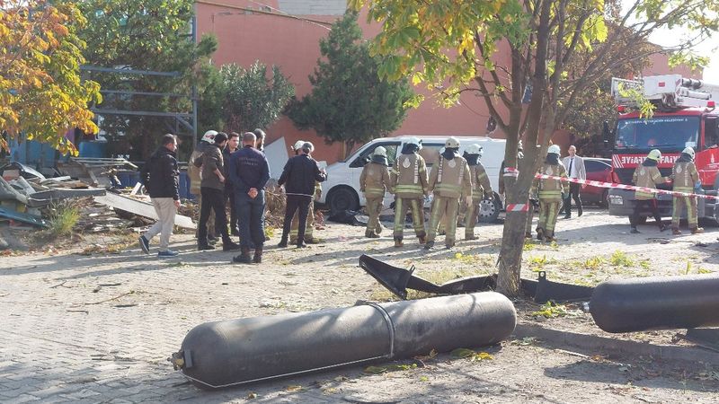 İkitelli'deki Esenler Sanayi Sitesi'nde patlama