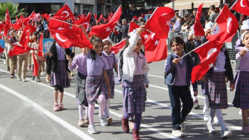 Suriye'nin sınır komşusu Kilis'te 29 Ekim coşkusu