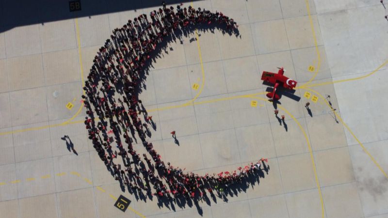 Eskişehir'de 29 Ekim'e özel koreografi