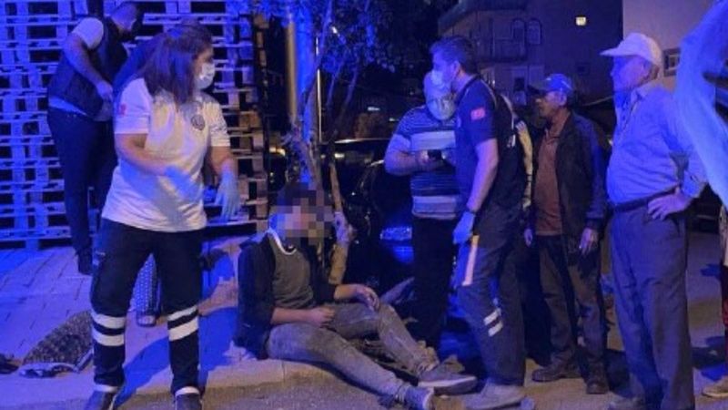 Antalya'daki kazada 14 yaşındaki motosikletli yaralandı