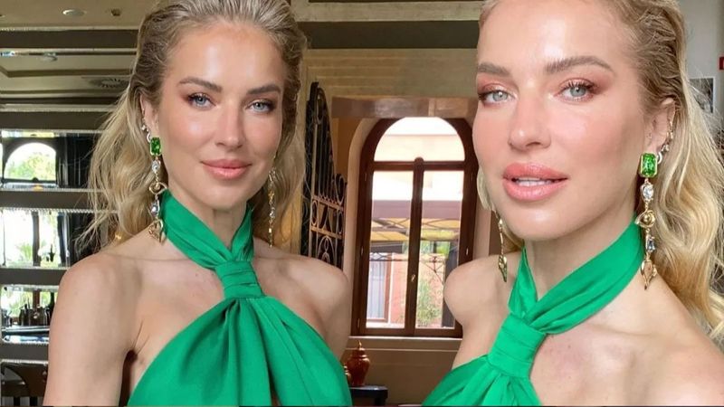 Burcu Esmersoy cesur kıyafetiyle genç kızlara taş çıkardı! 