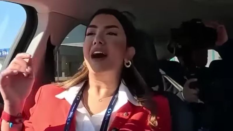 TOGG'a binen Fulya Öztürk'ün tepkileri viral oldu