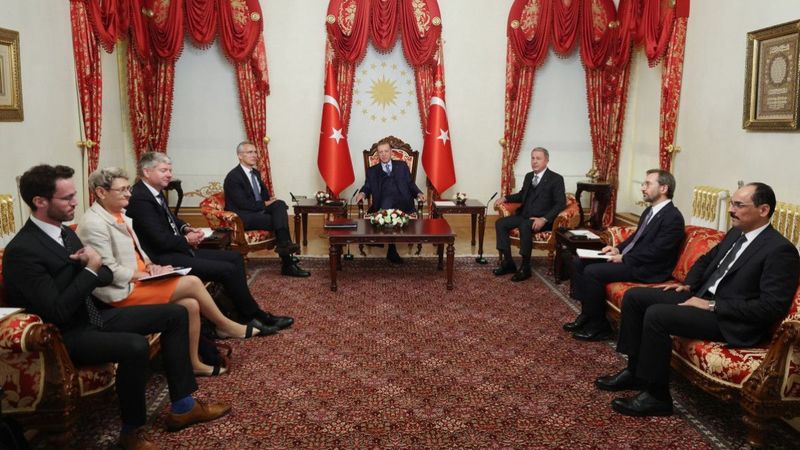Cumhurbaşkanı Erdoğan ile Jens Stoltenberg'in görüşmesi sona erdi