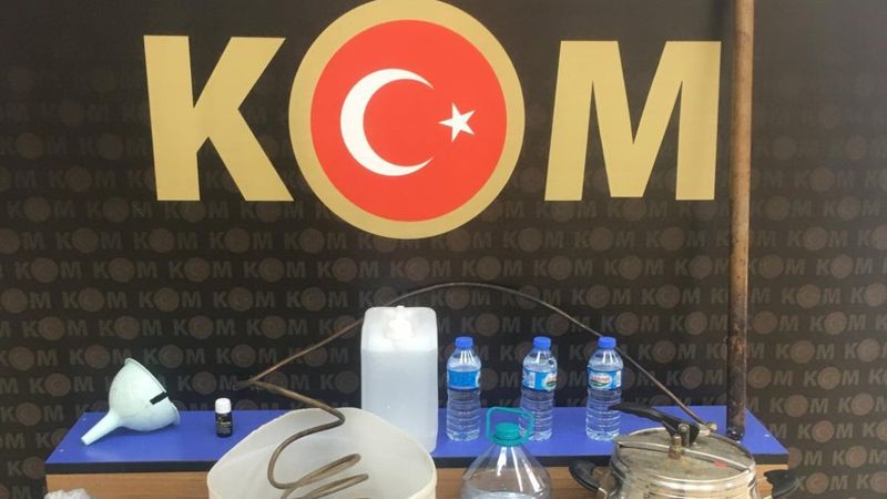 Edirne'de sahte içki operasyonu: 1 gözaltı