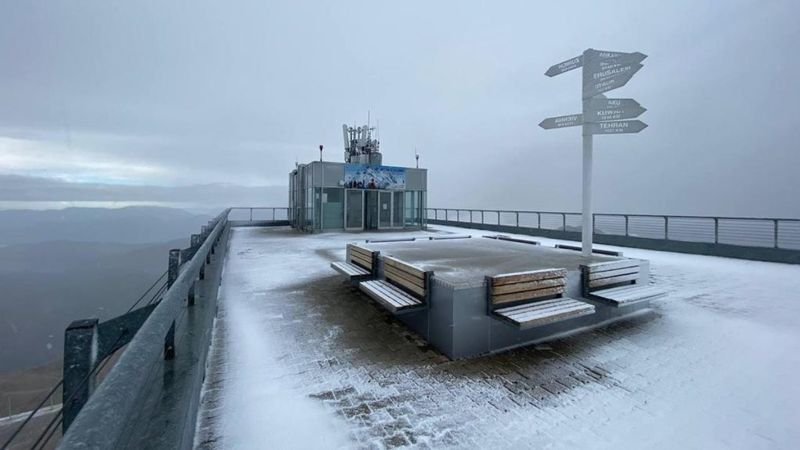 Antalya'da yılın ilk karı yağdı