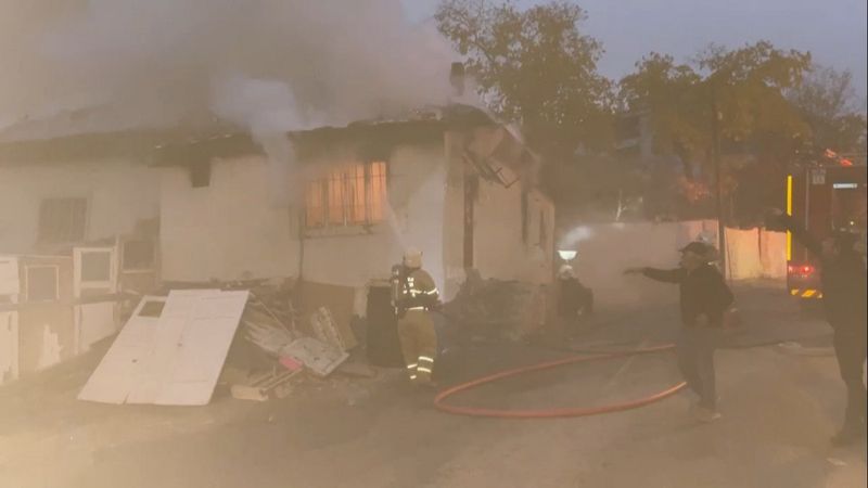 Kırıkkale'de çocuklar evde ateş yakınca yangın çıktı