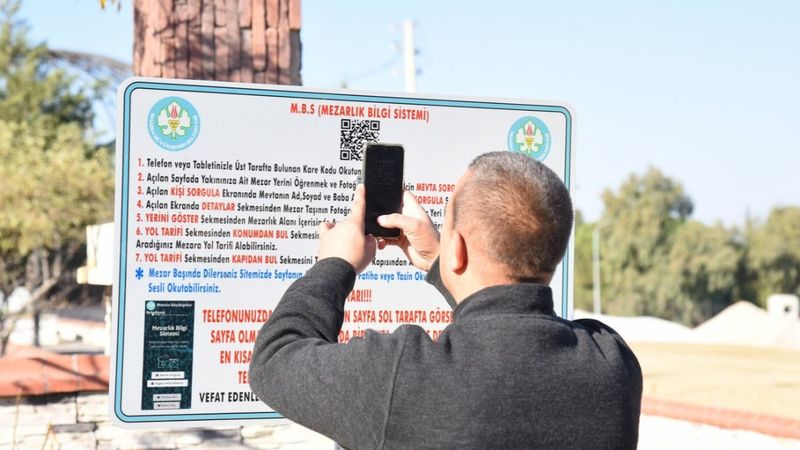 Manisa'da konumdan mezar bulma ve sesli dua okuma sistemi yapıldı