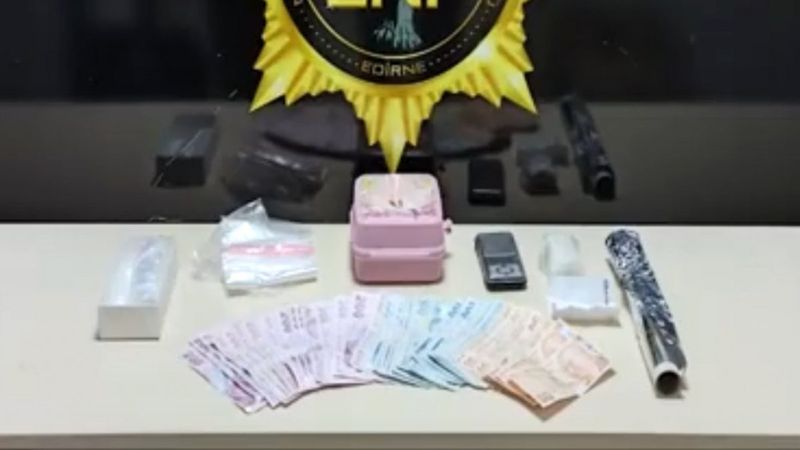 Edirne'de uyuşturucu operasyonu