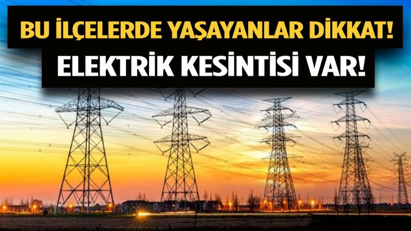 İzmir elektrik kesintisi yaşayacak bölgeler! 11 Kasım 2022 İzmir elektrik kesintisi sorgulama!