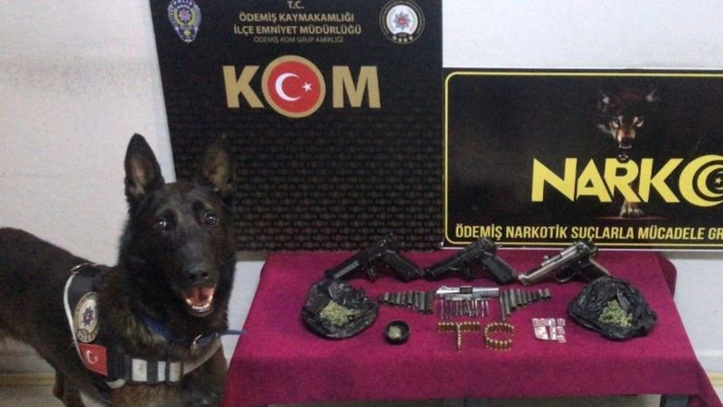 İzmir'de silah operasyonu:1 gözaltı