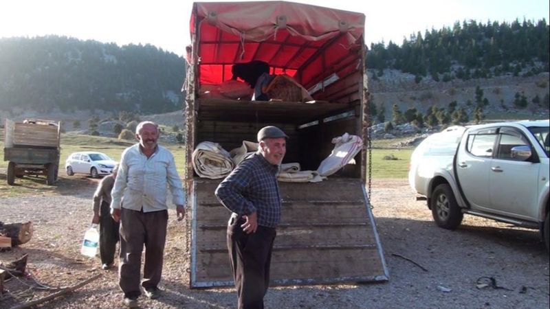 Antalya’da Yörükler dönüş yoluna geçti
