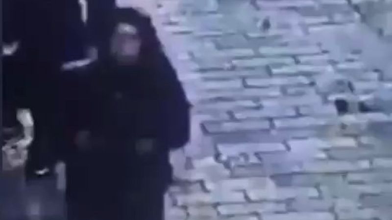 Taksim'de bomba bırakan kadın teröristin kaçış anı kamerada