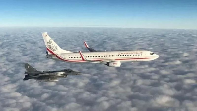 Füze krizi sonrası Polonya, Dünya Kupası'na F-16 eşliğinde gitti