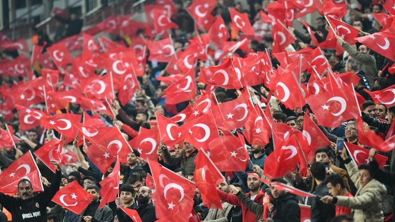 Gaziantep'te milli maç coşkusu