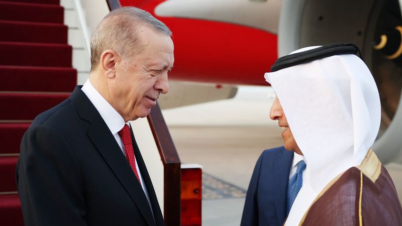 Cumhurbaşkanı Erdoğan Katar'a gitti