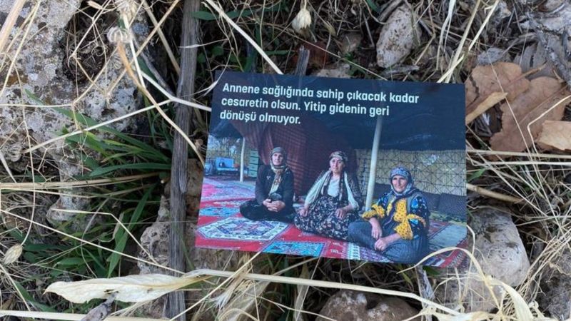 Mardin’de dağlara teröristler için broşür dağıtıldı