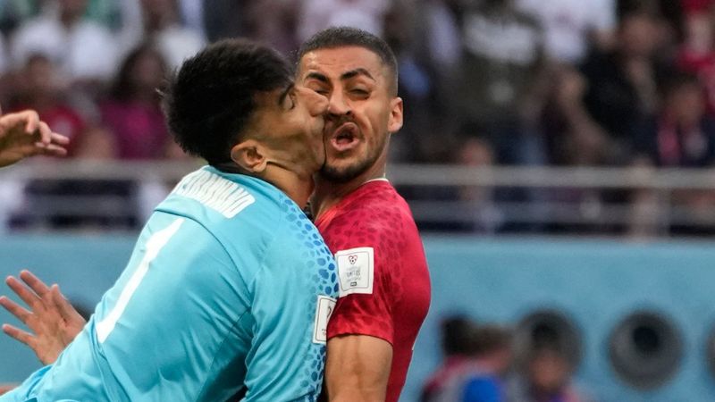 İranlı Hosseini ve Beiranvand çarpıştı