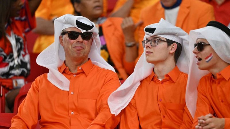 Hollanda - Senegal karşılaşması öncesi tribünler