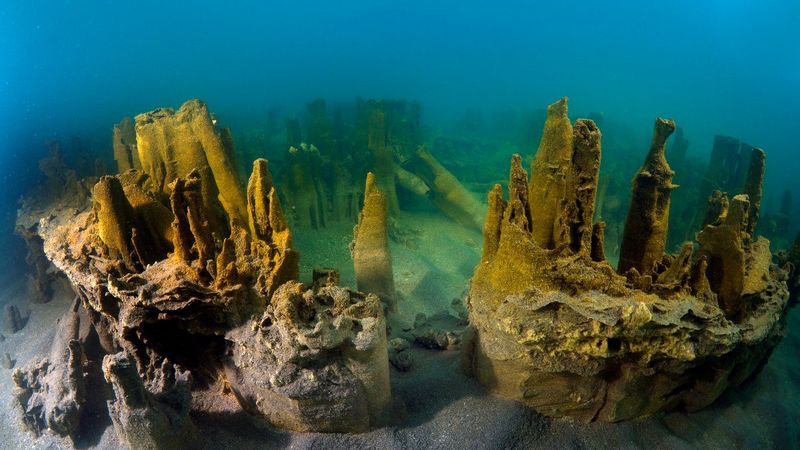 Van Gölü'ndeki mikrobiyalitler, suların çekilmesi ile zarar görmeyecek