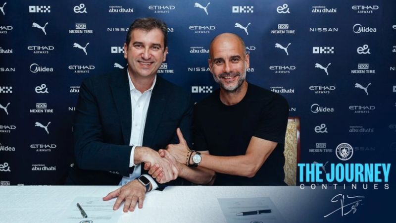 Pep Guardiola'nın sözleşmesi uzatıldı