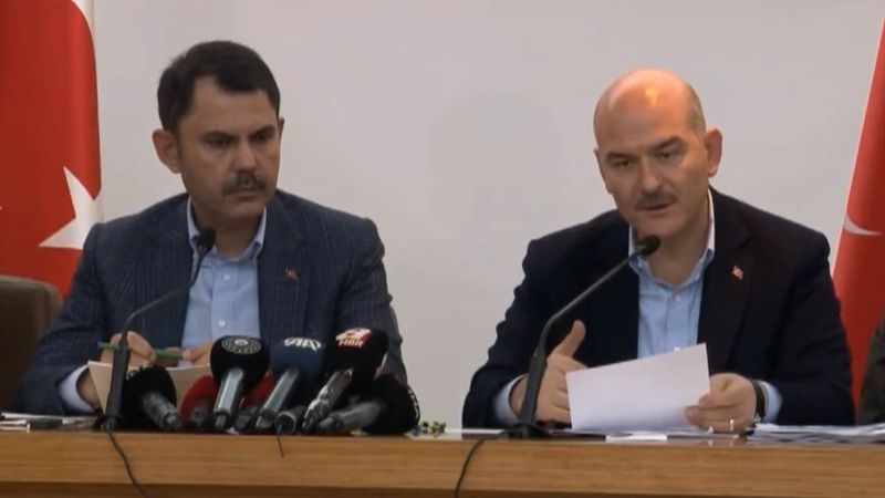 Süleyman Soylu ve Murat Kurum'dan Düzce depremiyle ilgili son durum değerlendirmesi