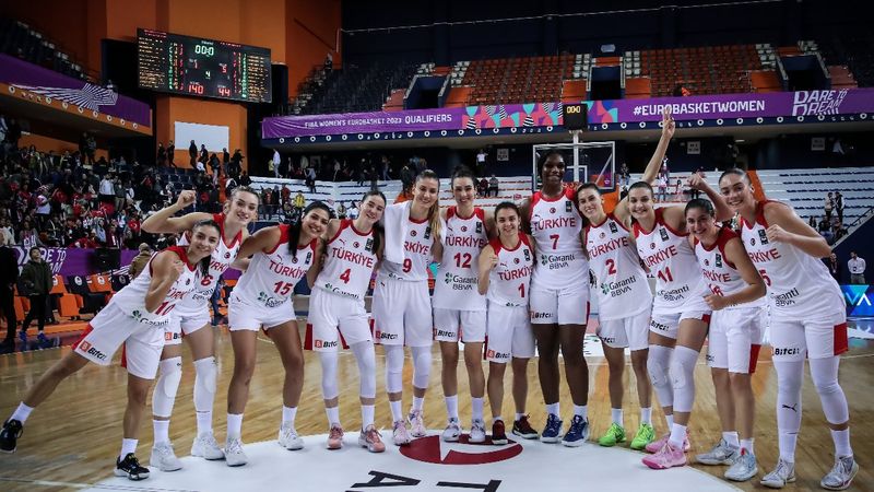 Potanın Perileri'nden Arnavutluk'a 96 sayı fark