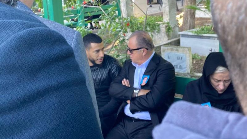 Fatih Terim'in annesine son bakışı