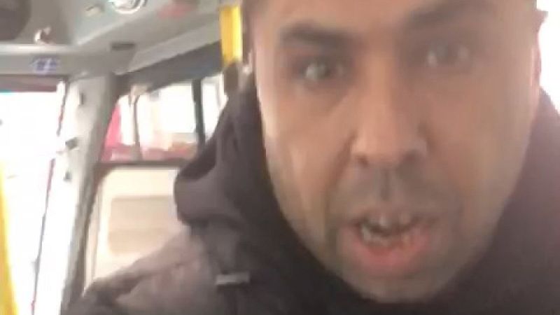 Esener’de, pusetle binen kadın yolcuyu indiren şoförün kartı askıya alındı 