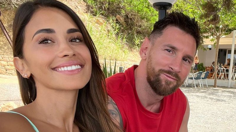 Messi'nin eşi Antonella Roccuzzo 'fiziğe bak' dedirtti! 'Yine Messi'ciyiz'