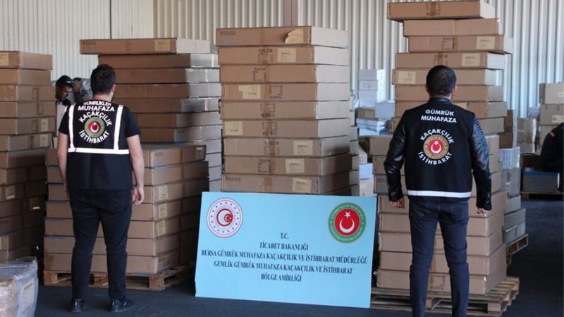 Bursa'da gümrükte operasyon: 1 milyon TL'lik vurgun önlendi