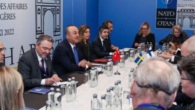 Mevlüt Çavuşoğlu, Finlandiya ve İsveçli mevkidaşları ile görüştü