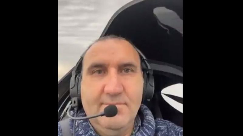 Bursa'daki uçak kazasından önce canlı yayın yapan pilotun son görüntüleri