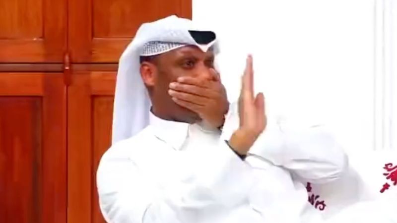 Katar televizyonunda Almanya'ya göndermeli veda