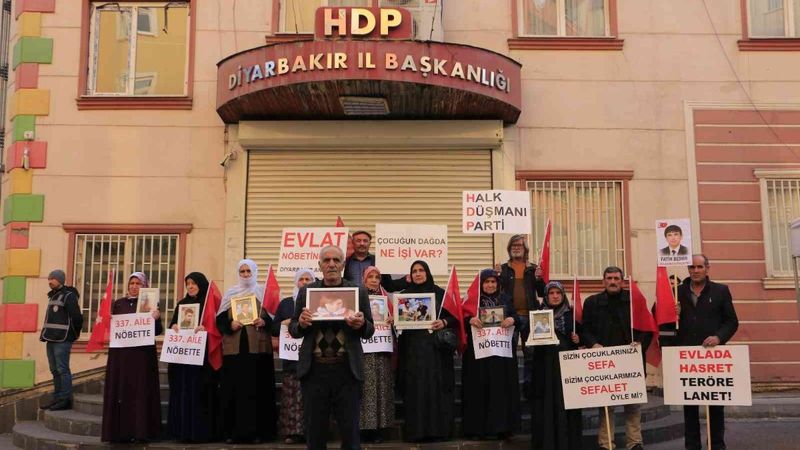Diyarbakır’da evlat nöbeti sayısı 337 oldu