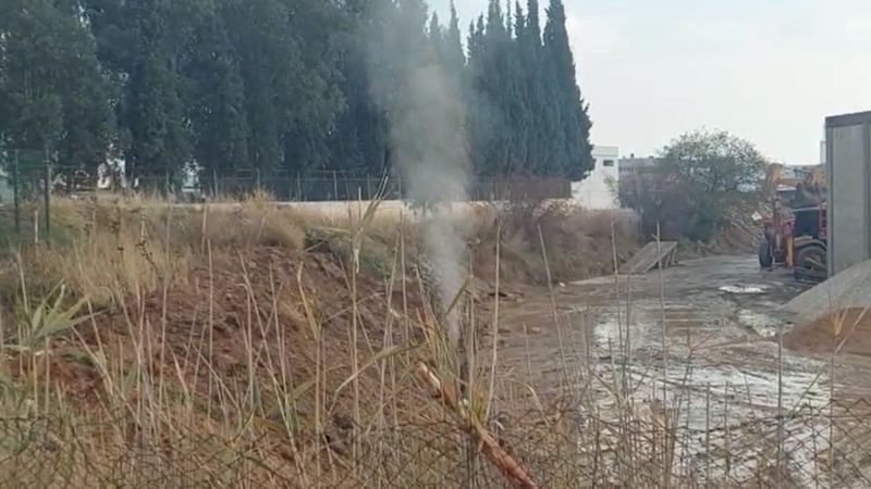 İzmir'de doğalgaz iletim borusu delindi