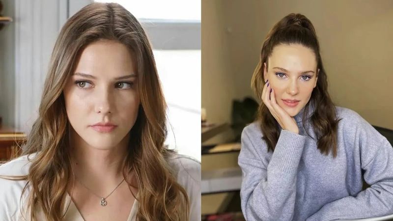 Fileler içinde poz verdi! Bir Peri Masalı'nın Zeynep'i Alina Boz'dan file dekolteli poz: 