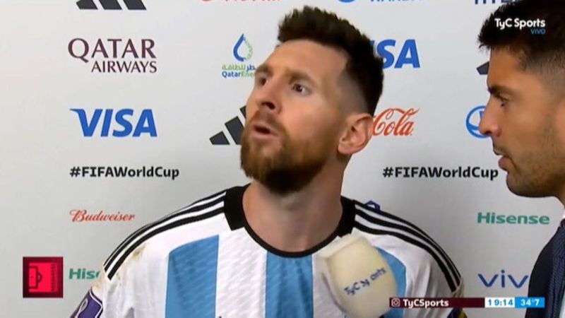 Messi, Weghorst'a hakaret etti
