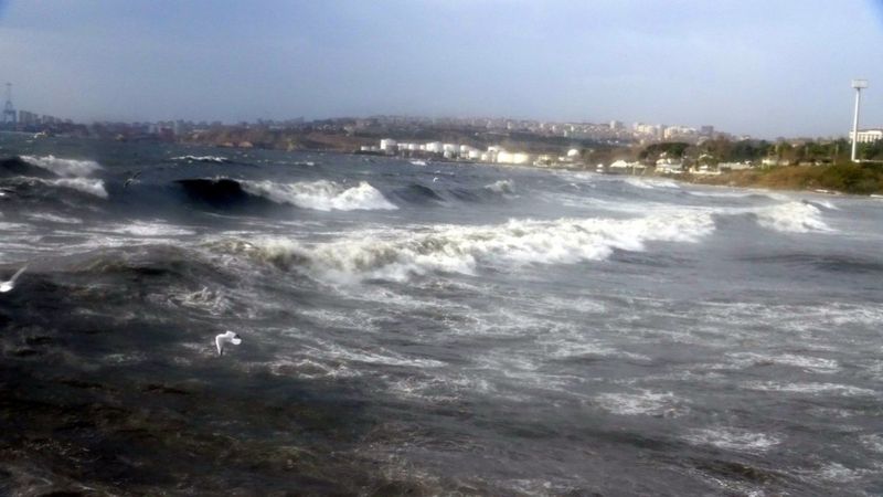 Avcılar'da lodos etkili oldu