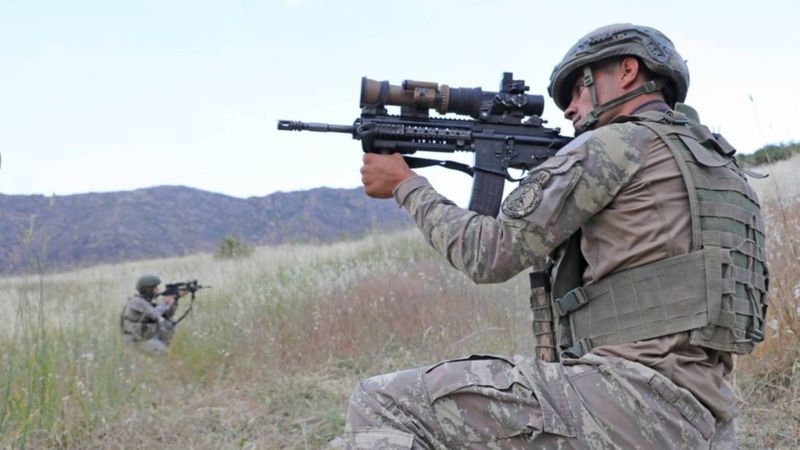 Suriye'nin kuzeyinde 4 terörist öldürüldü