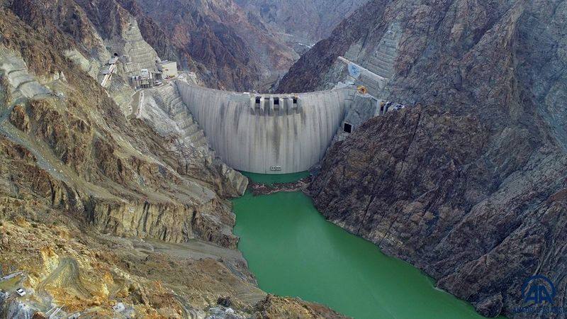 Yusufeli Barajı'nda su seviyesi 45 metre oldu