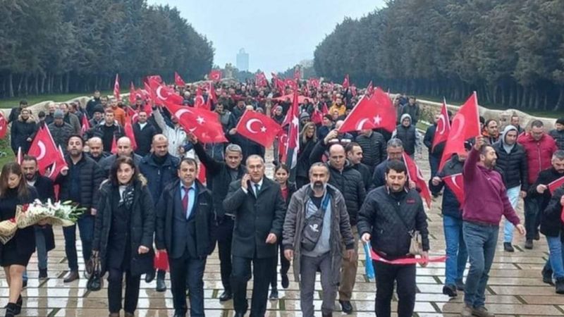 Ankara'da staj sigortası mağdurları eylem için bir araya geldi