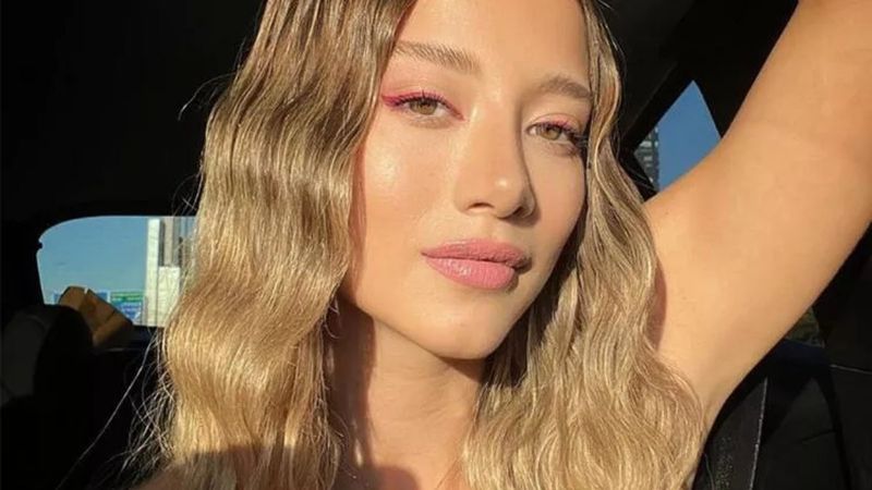 Aleyna Kalaycıoğlu iyice açıldı, dantelli vücut çorabıyla poz verdi! 'Gülşen'e mi özendin'