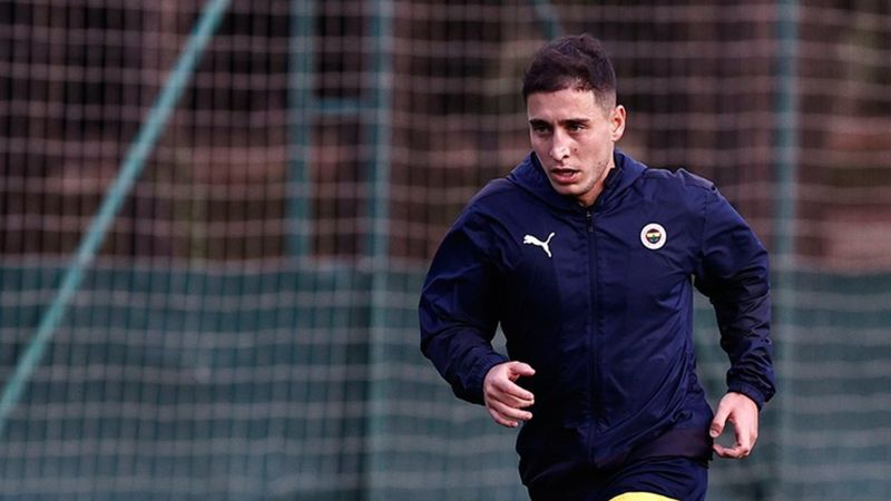 Fenerbahçe'de Emre Mor takımla çalıştı