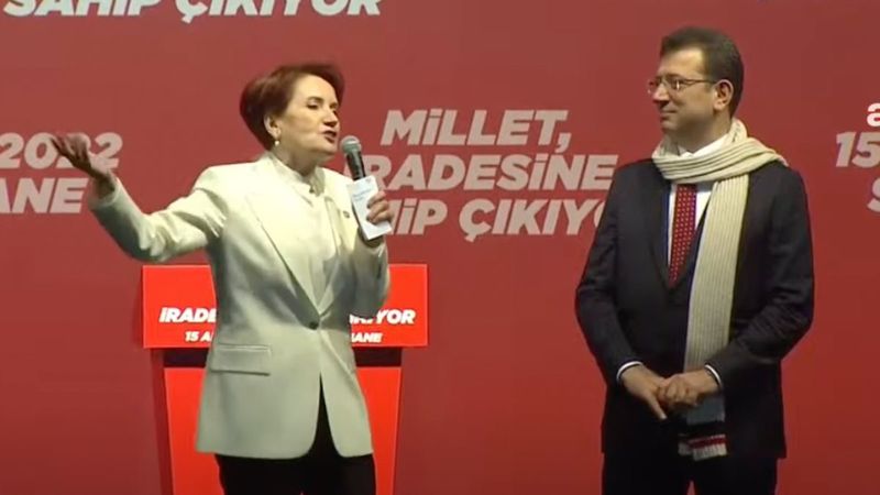 Meral Akşener'den İmamoğlu'na: Türkiye senin yanında