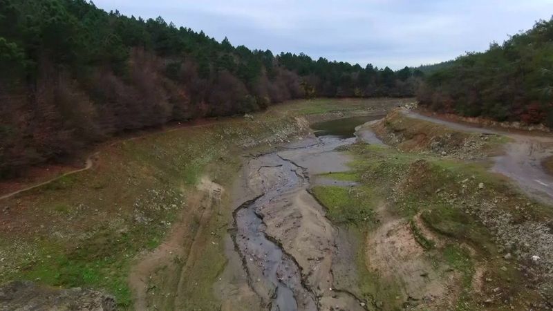 Elmalı Barajı'nda doluluk oranı yüzde 36,91