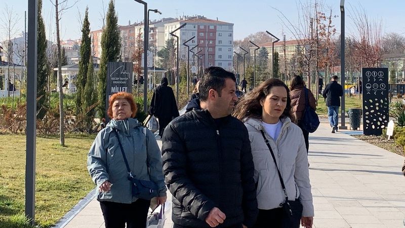 Eskişehir'de güzel havanın tadını çıkardılar