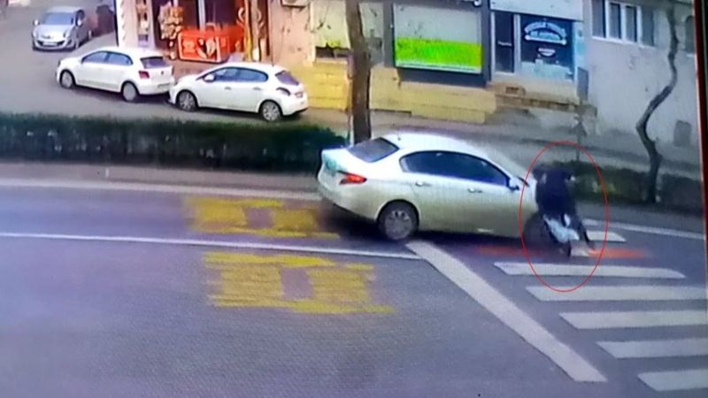 Tekirdağ’da yaya geçidinden geçen yaşlı adama otomobil çarptı