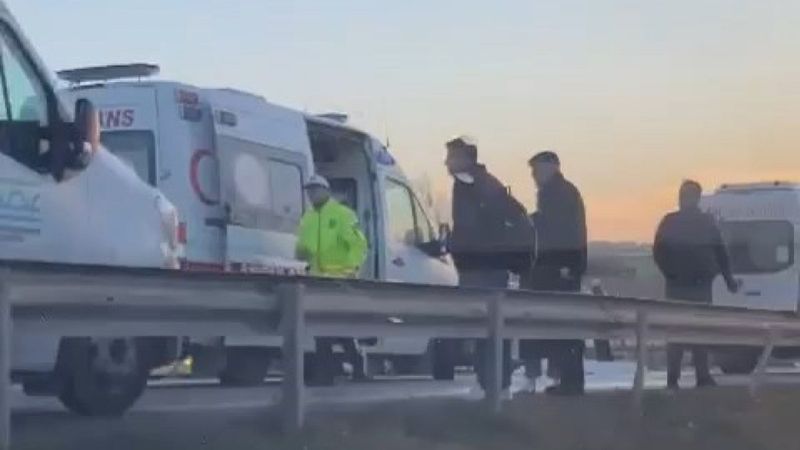 Büyükçekmece'de minibüsün çarptığı kadın öldü