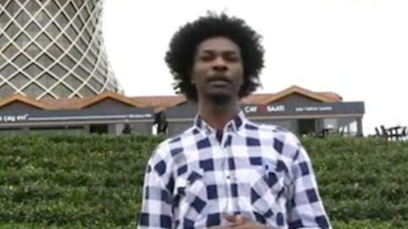 Rize'deki yabancı uyruklu öğrenciler şiveli mani söyledi