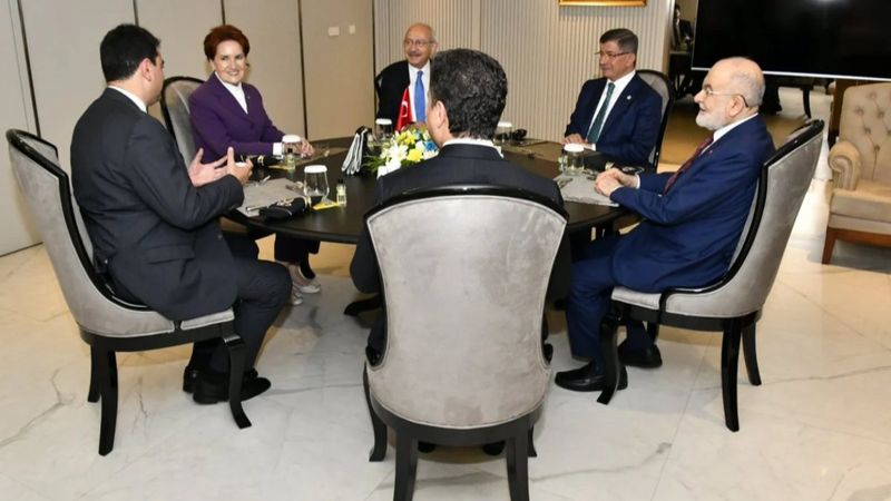 Altılı masa liderlerinden HDP'ye destek  